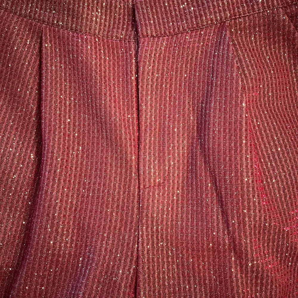 NWT Sans Souci Pink Sparkle Glitter Suit Set Blazer Pants Party NYE Medium